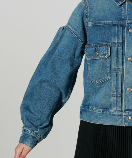 HYKE(ハイク)】 《26SS予約》BALLOON SLEEVE DENIM JACKET TYPE2