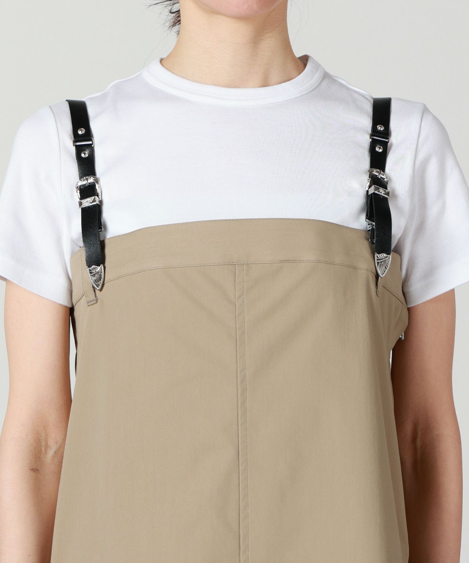 TOGA PULLA(トーガプルラ)】 TWILL FRINGE DRESS｜PARIGOT ONLINE