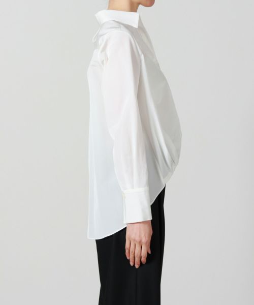 M・Fil(エム フィル)】 TA/COタイプライター フロントタックブラウス