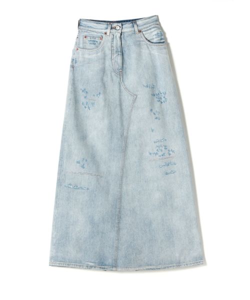 マルジェラ　変形ダメージスカート MM6 Maison Margiela(エムエムシックス メゾン マルジェラ)】 アシンメ