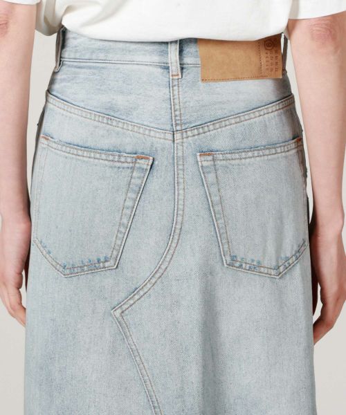 マルジェラ　変形ダメージスカート MM6 Maison Margiela(エムエムシックス メゾン マルジェラ)】 アシンメ