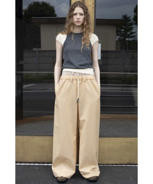 AKANE UTSUNOMIYA(アカネウツノミヤ)】 LAYERED KNIT｜PARIGOT ONLINE