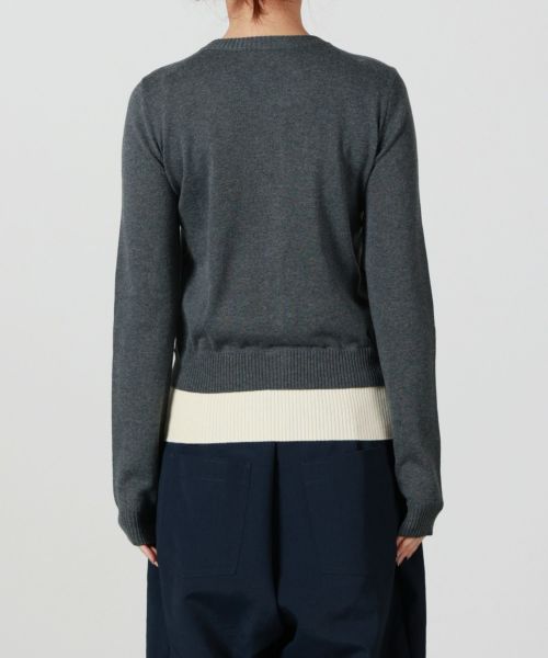 AKANE UTSUNOMIYA(アカネウツノミヤ)】 LAYERED KNIT｜PARIGOT ONLINE