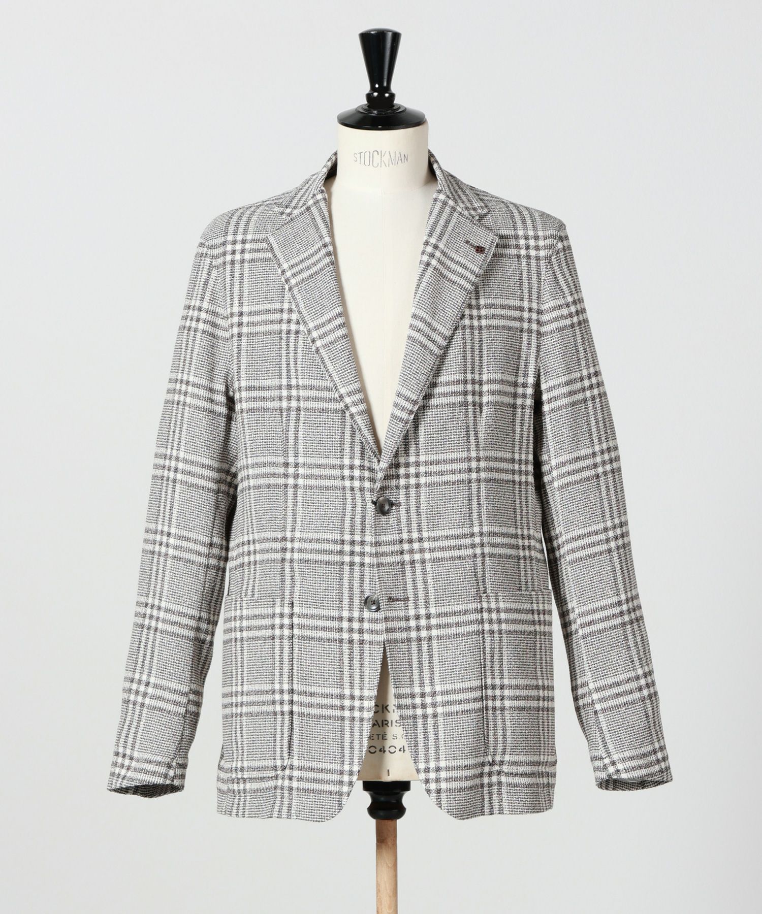 TAGLIATORE(タリアトーレ)】 G-LIGHT/チェックシングルジャケット