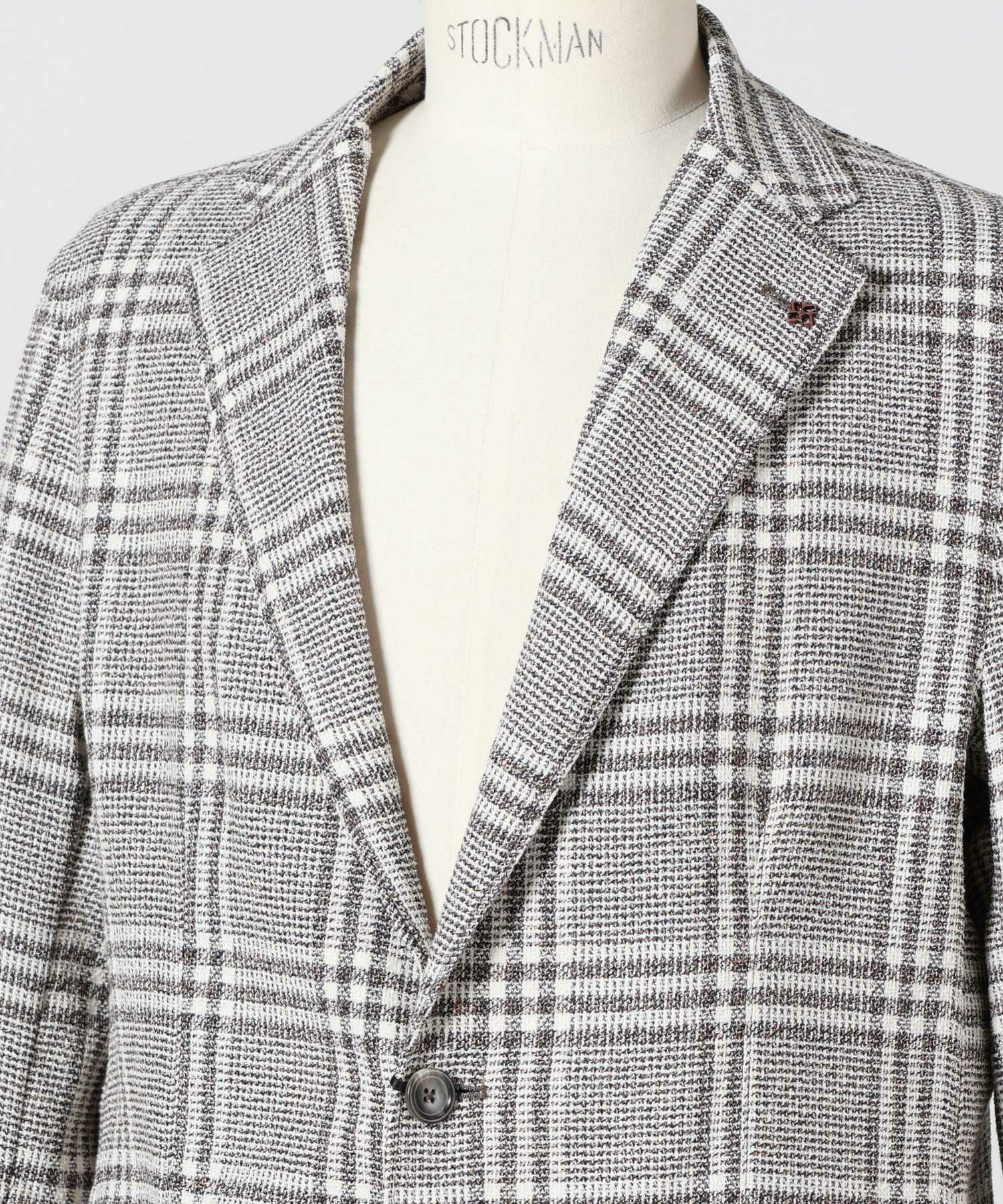 TAGLIATORE(タリアトーレ)】 G-LIGHT/チェックシングルジャケット