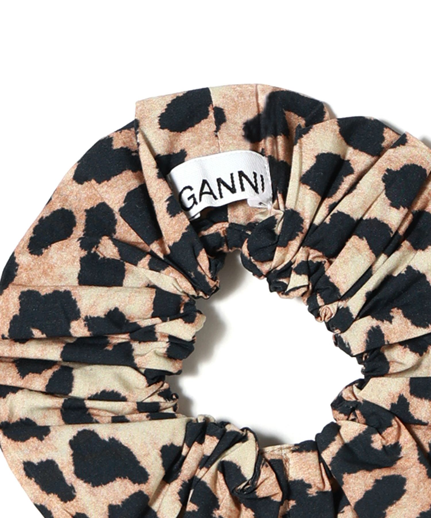 GANNI(ガニー)】 PRINTED COTTON SCRUNCHIE｜PARIGOT ONLINE（パリゴ