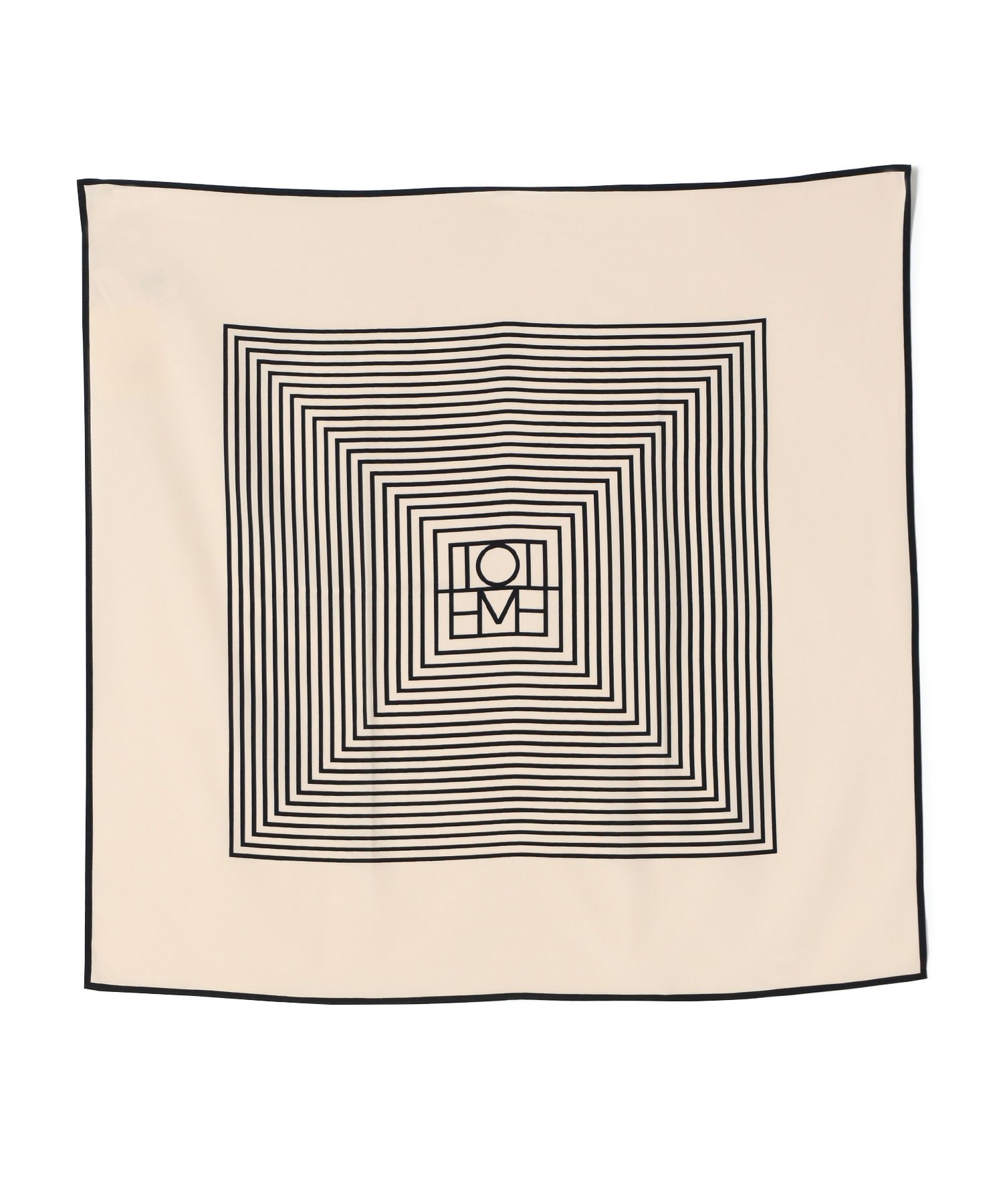 TOTEME(トーテム)】 Centered monogram silk scarf｜PARIGOT ONLINE