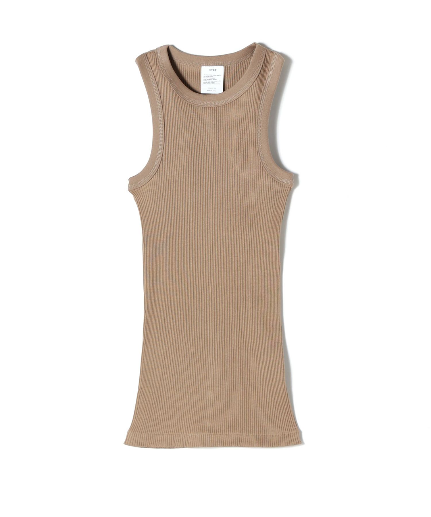 HYKE(ハイク)】 CREW NECK TANK TOP｜PARIGOT ONLINE（パリゴオンライン）