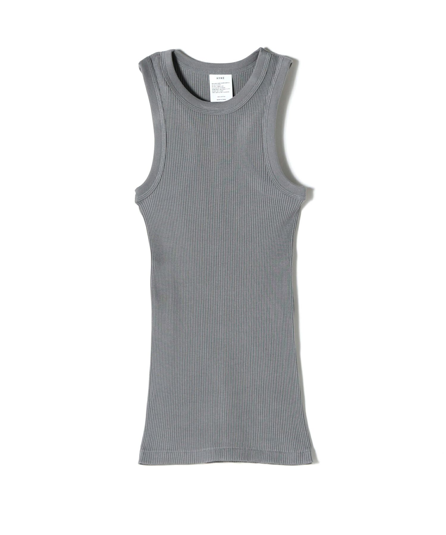 HYKE(ハイク)】 CREW NECK TANK TOP｜PARIGOT ONLINE（パリゴオンライン）