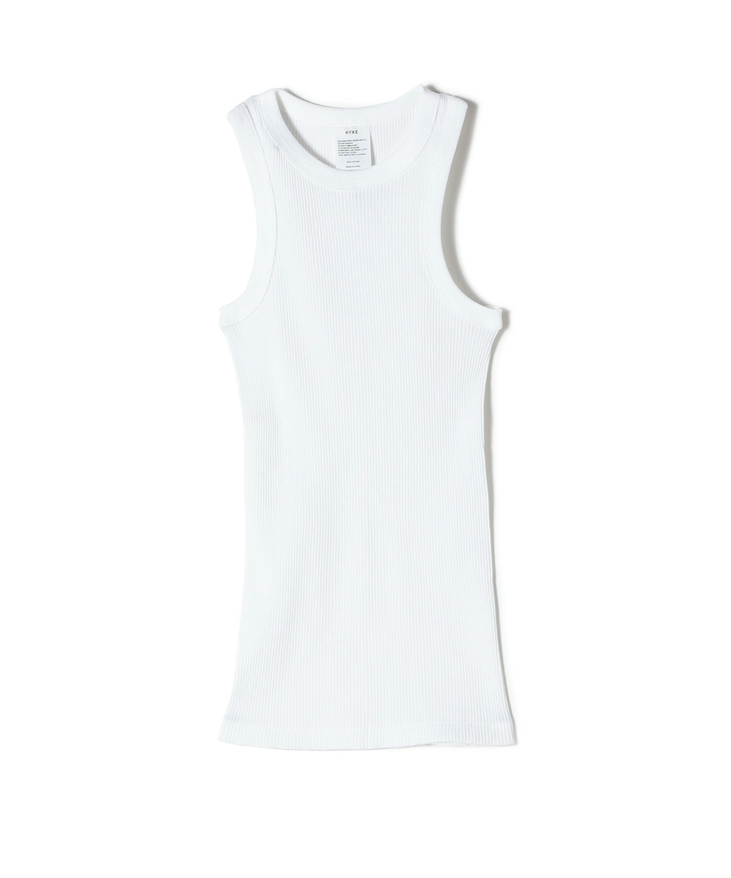 HYKE(ハイク)】 CREW NECK TANK TOP｜PARIGOT ONLINE（パリゴオンライン）