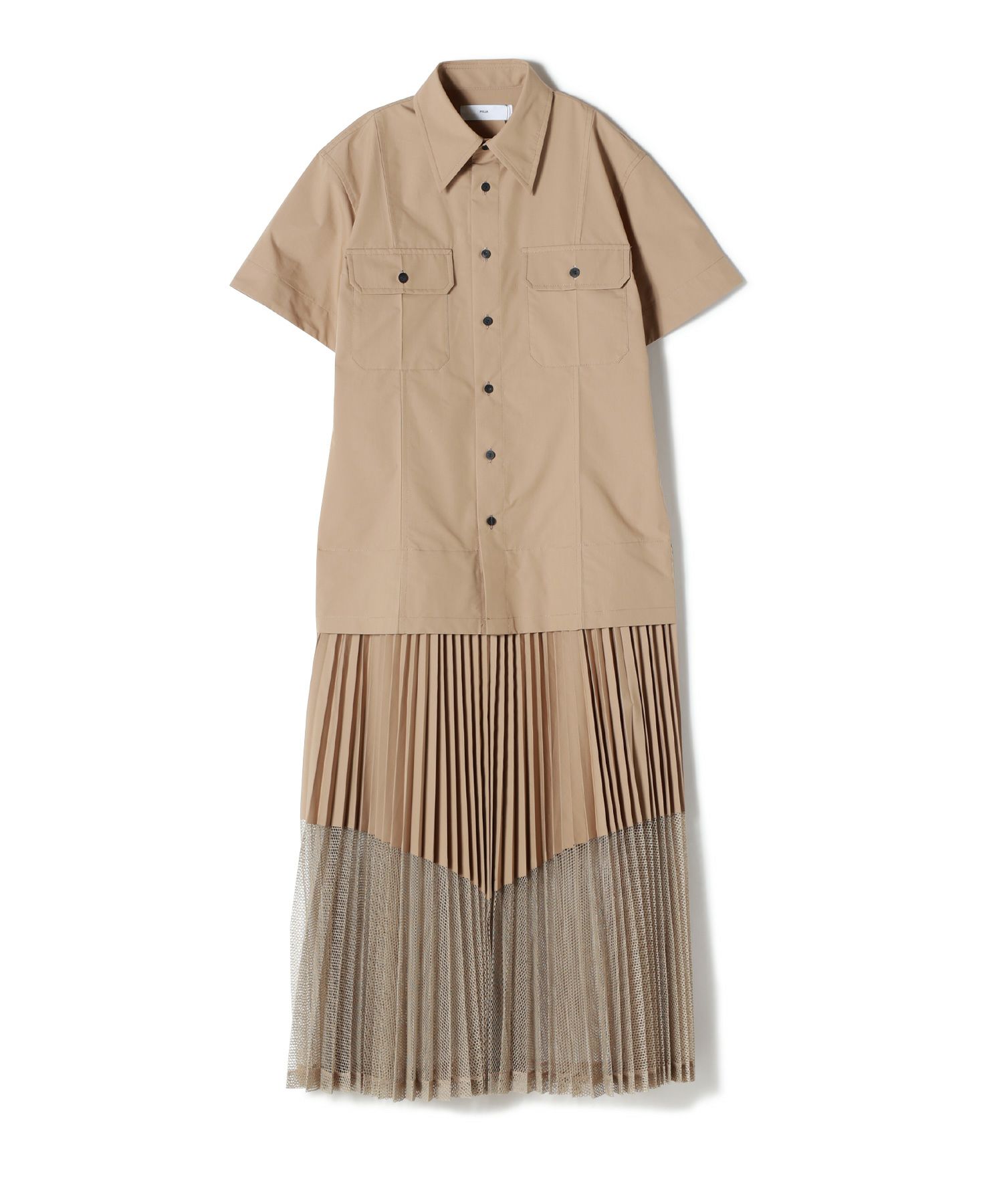 TOGA PULLA(トーガプルラ)】 TYPEWRITER MESH DRESS｜PARIGOT ONLINE