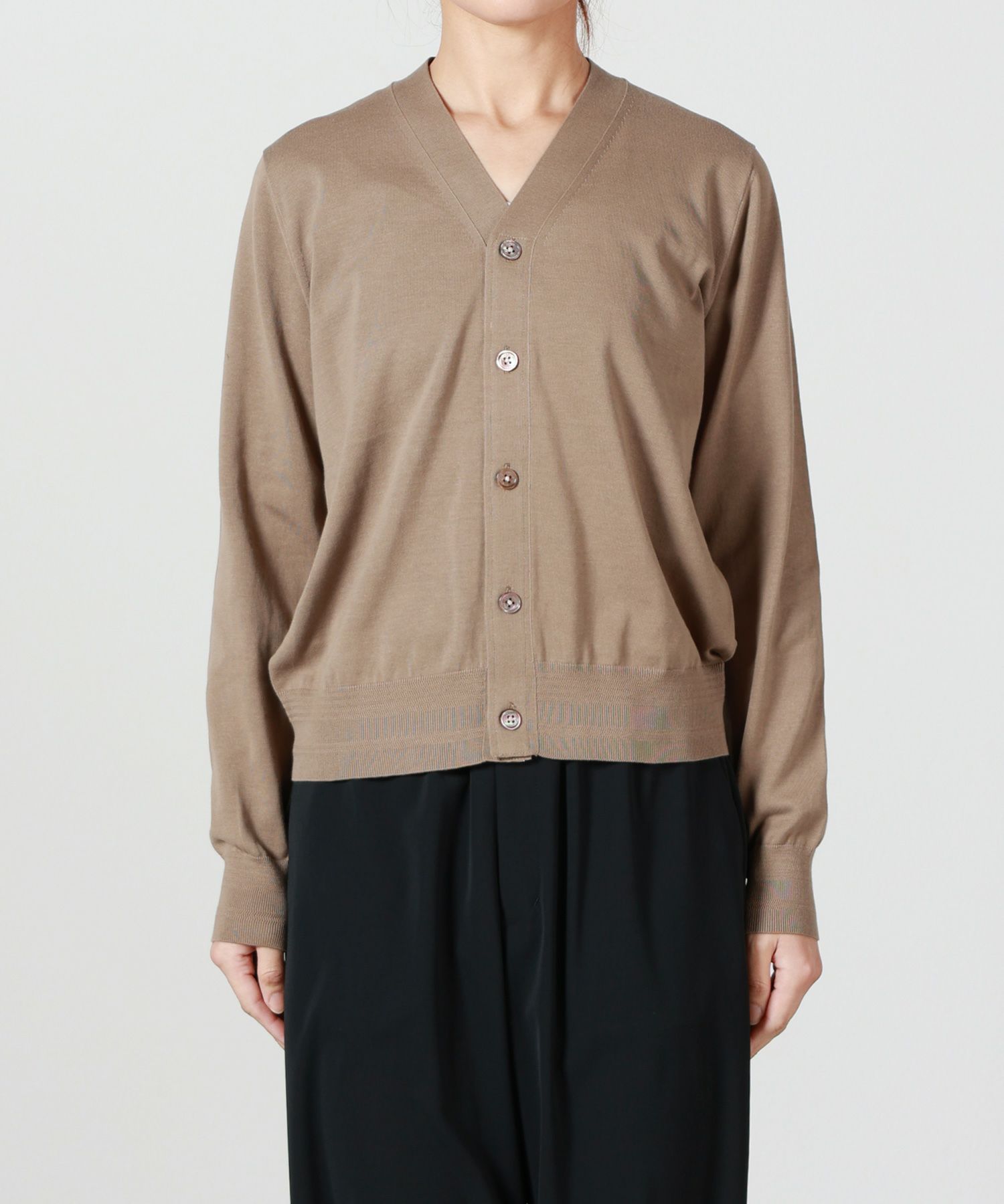 HYKE(ハイク)】 SHEER BACK KNIT CARDIGAN｜PARIGOT ONLINE（パリゴ