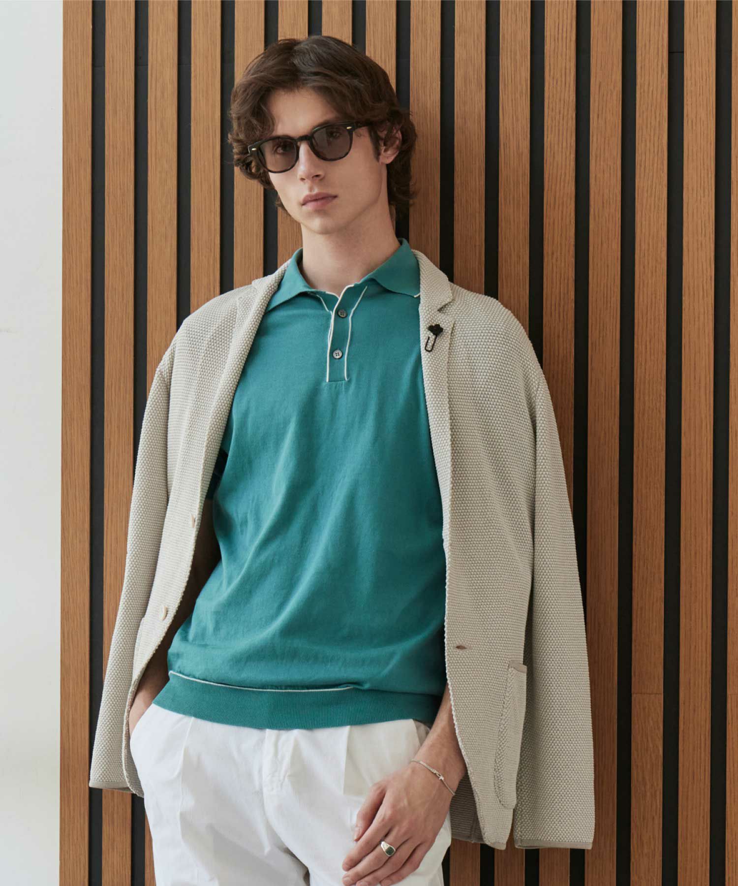 LARDINI(ラルディーニ)】 コットンニットジャケット｜PARIGOT ONLINE