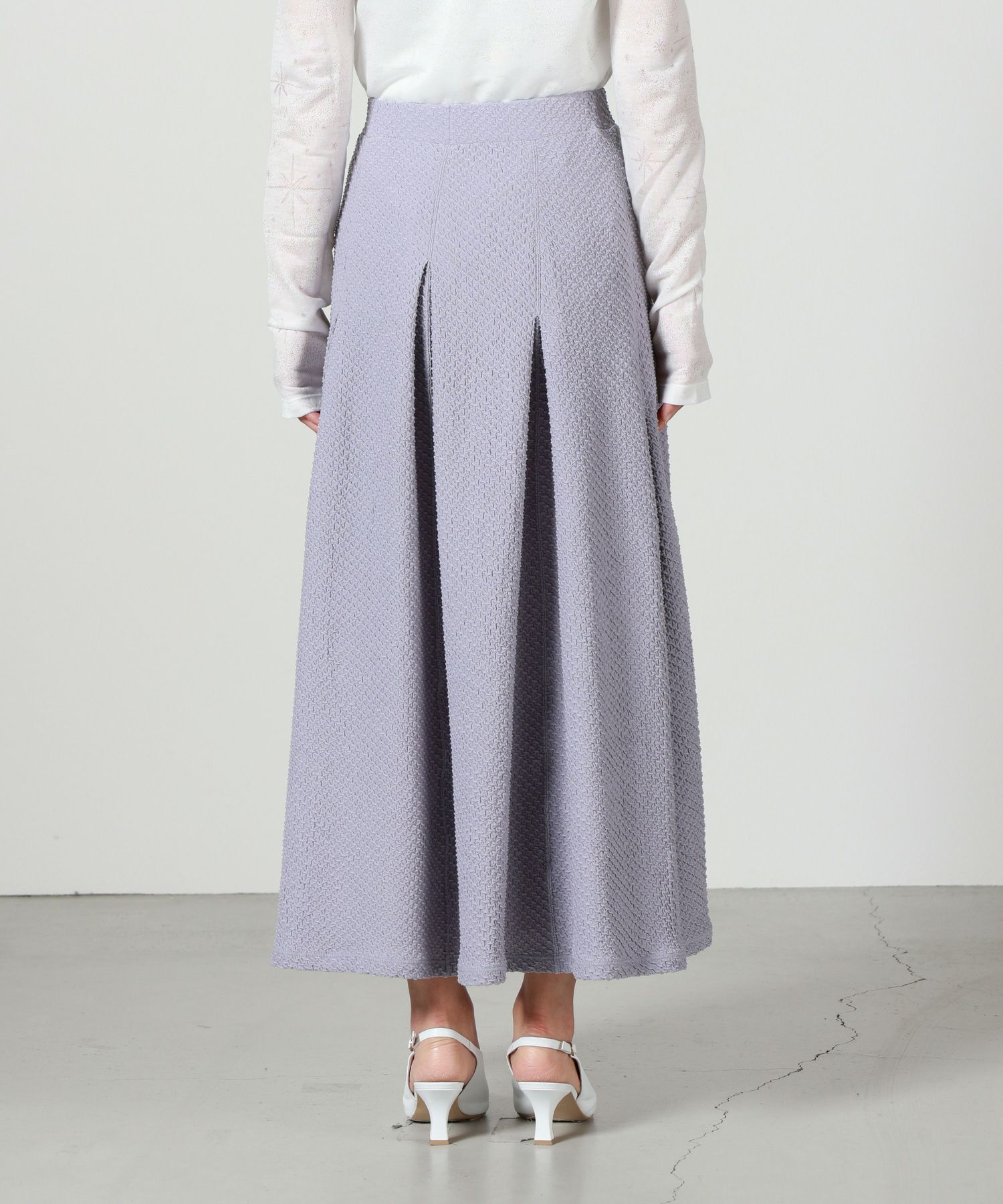 Mame Kurogouchi 竹籠スカート Check Flare Skirt Mame Kurogouchi 竹籠スカート Check Flare Skirt レディース