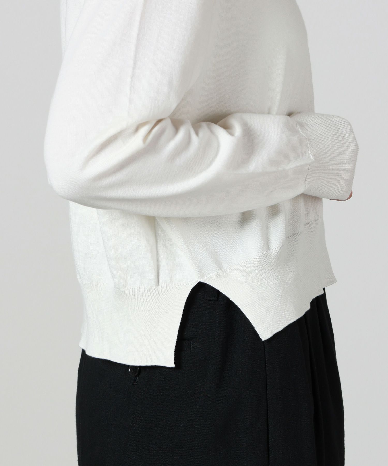 SACRA(サクラ)】 エクストラ ファイン コットン カシミヤプルオーバー