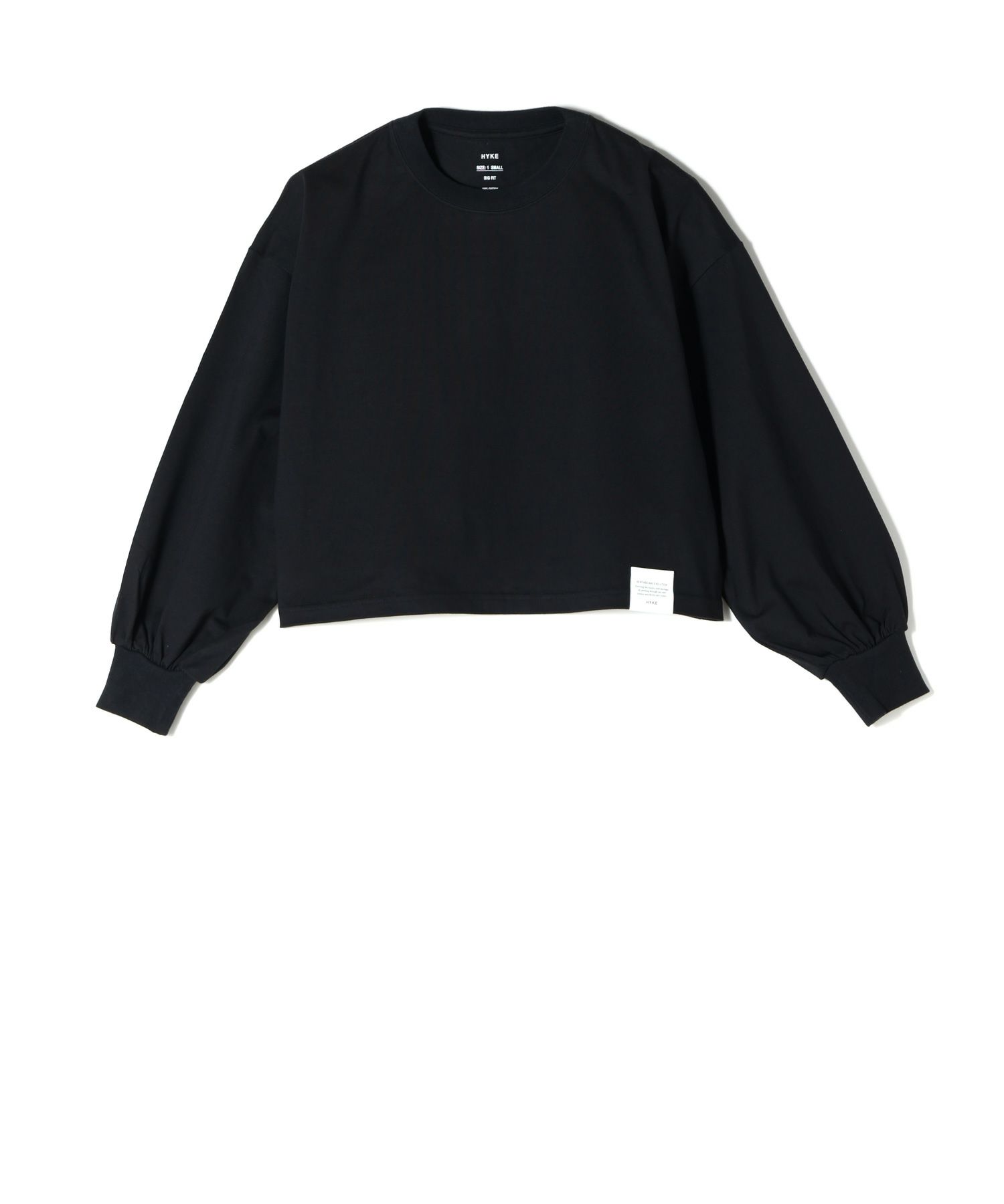 HYKE(ハイク)】 CROPPED LONG SLV TEE BIG FIT｜PARIGOT ONLINE