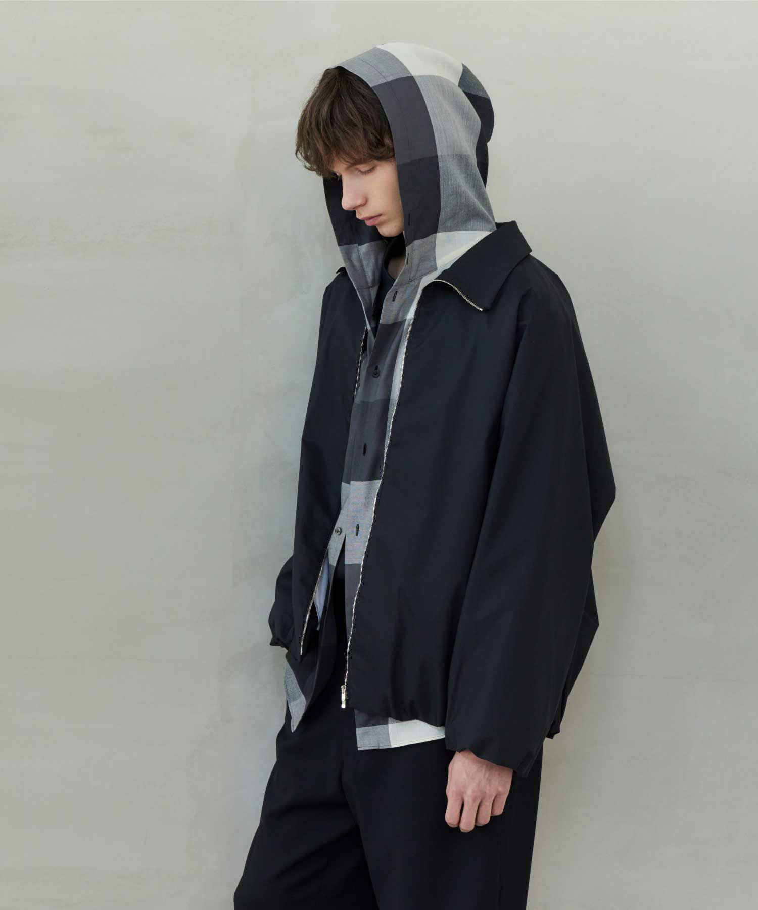 OVERCOAT(オーバーコート)】 HOODED LIGHT WOOL SHIRT｜PARIGOT ONLINE
