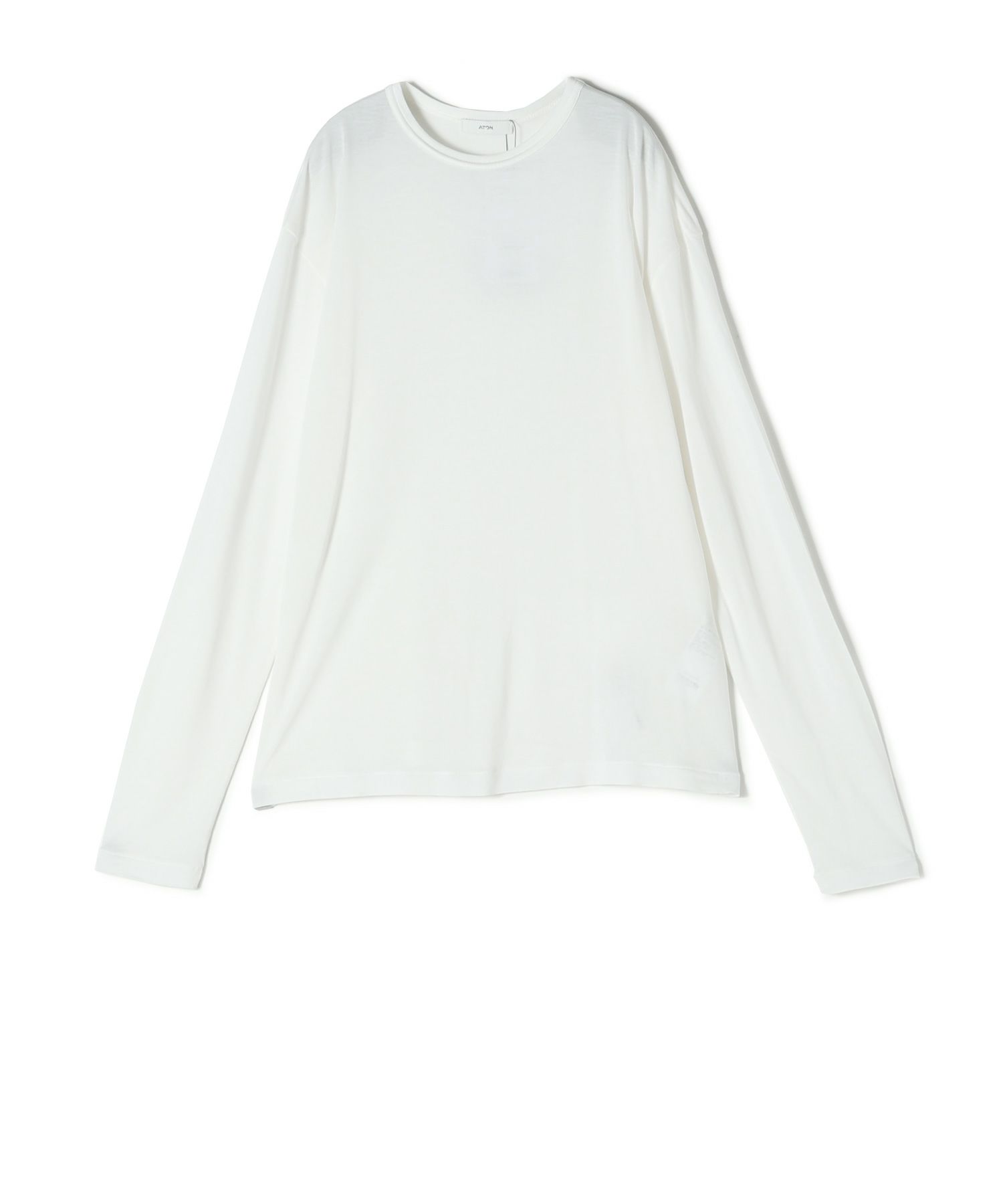 ATON(エイトン)】 MODAL SILK JERSEY | CREWNECK PULLOVER｜PARIGOT