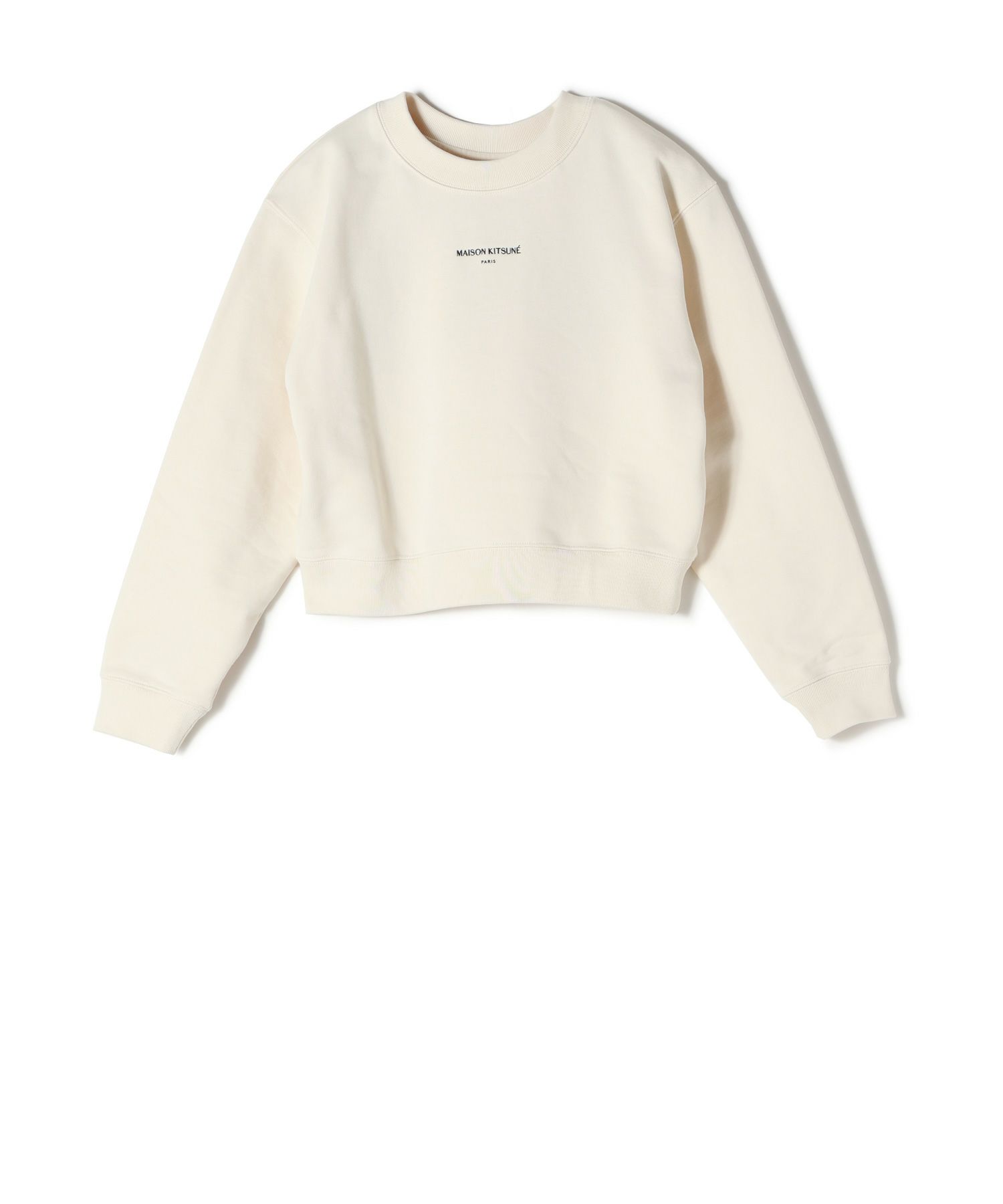 MAISON KITSUNE(メゾンキツネ)】 パリ クロップド スウェットシャツ